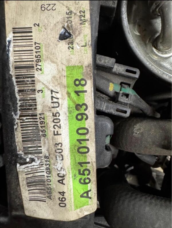 Mercedes Benz OM651 Engine 2012 for sale